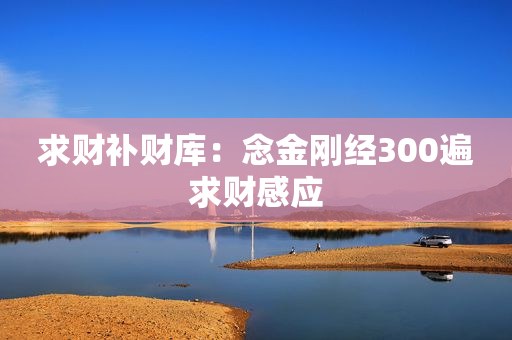 求财补财库：念金刚经300遍求财感应