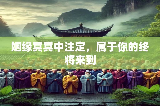 姻缘冥冥中注定，属于你的终将来到