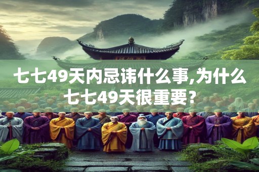 七七49天内忌讳什么事,为什么七七49天很重要？