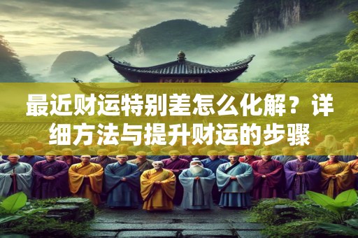 最近财运特别差怎么化解？详细方法与提升财运的步骤