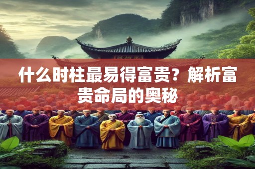 什么时柱最易得富贵？解析富贵命局的奥秘