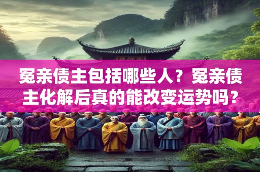 冤亲债主包括哪些人？冤亲债主化解后真的能改变运势吗？