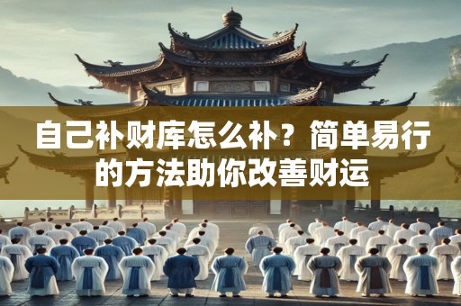 自己补财库怎么补？简单易行的方法助你改善财运