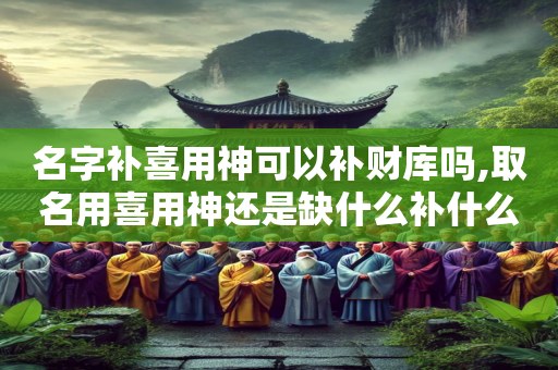 名字补喜用神可以补财库吗,取名用喜用神还是缺什么补什么