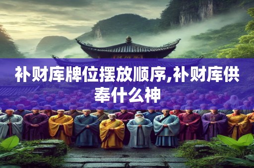 补财库牌位摆放顺序,补财库供奉什么神