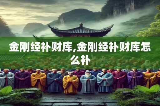 金刚经补财库,金刚经补财库怎么补