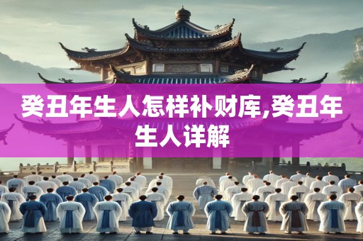 癸丑年生人怎样补财库,癸丑年生人详解