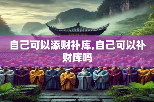 自己可以添财补库,自己可以补财库吗