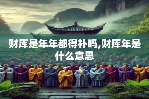 财库是年年都得补吗,财库年是什么意思