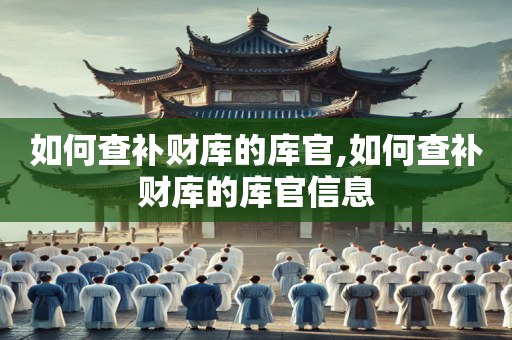 如何查补财库的库官,如何查补财库的库官信息