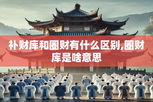 补财库和圈财有什么区别,圈财库是啥意思
