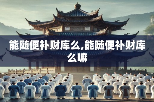 能随便补财库么,能随便补财库么嘛