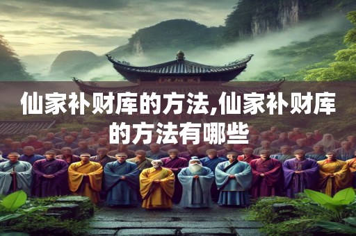 仙家补财库的方法,仙家补财库的方法有哪些