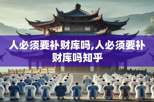人必须要补财库吗,人必须要补财库吗知乎