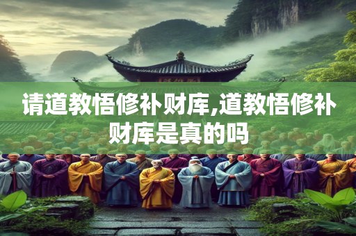 请道教悟修补财库,道教悟修补财库是真的吗