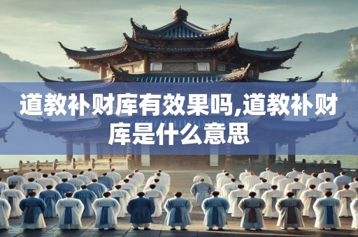 道教补财库有效果吗,道教补财库是什么意思