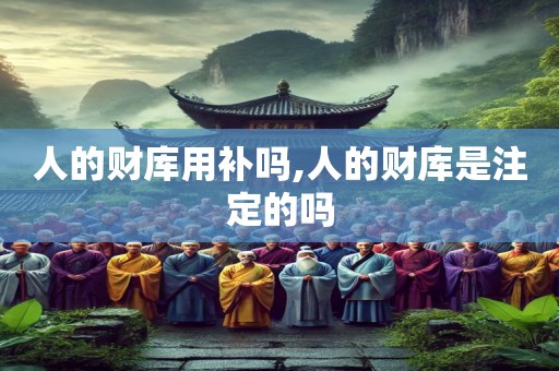 人的财库用补吗,人的财库是注定的吗