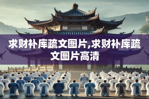 求财补库疏文图片,求财补库疏文图片高清