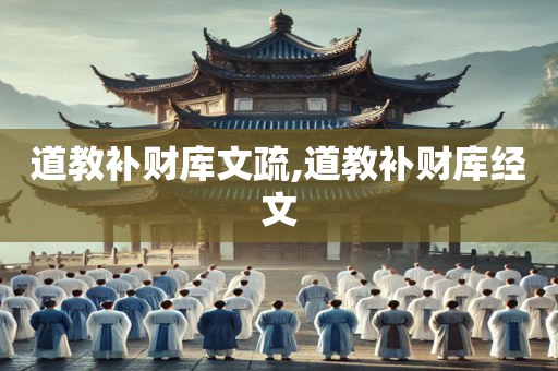 道教补财库文疏,道教补财库经文