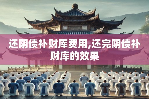 还阴债补财库费用,还完阴债补财库的效果