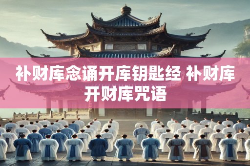 补财库念诵开库钥匙经 补财库开财库咒语