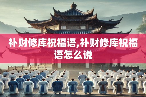 补财修库祝福语,补财修库祝福语怎么说