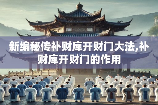 新编秘传补财库开财门大法,补财库开财门的作用