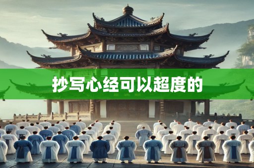 抄写心经可以超度的