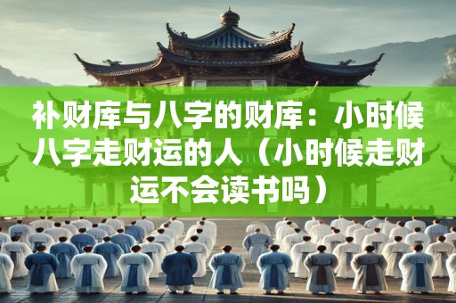 补财库与八字的财库：小时候八字走财运的人（小时候走财运不会读书吗）