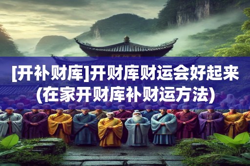 [开补财库]开财库财运会好起来(在家开财库补财运方法)