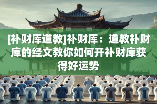 [补财库道教]补财库：道教补财库的经文教你如何开补财库获得好运势