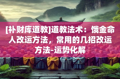 [补财库道教]道教法术：饿金命人改运方法，常用的几招改运方法-运势化解