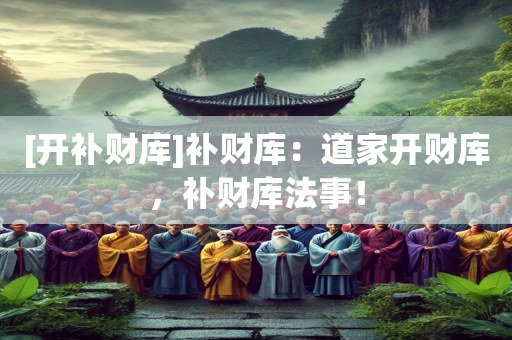 [开补财库]补财库：道家开财库，补财库法事！