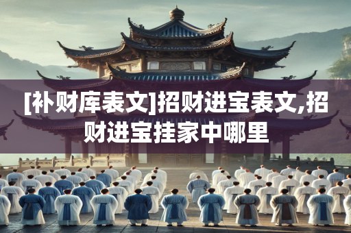 [补财库表文]招财进宝表文,招财进宝挂家中哪里