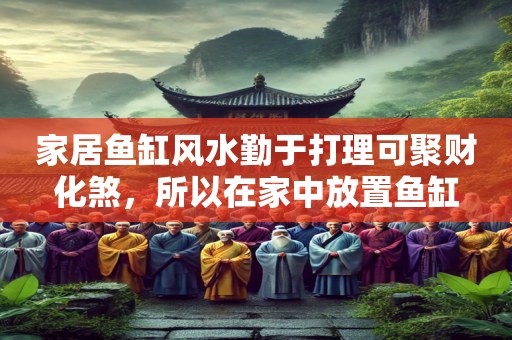 家居鱼缸风水勤于打理可聚财化煞，所以在家中放置鱼缸