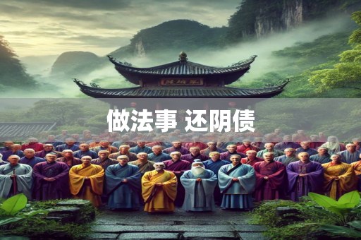 做法事 还阴债