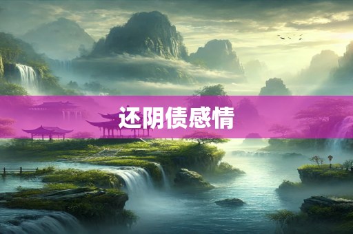 还阴债感情
