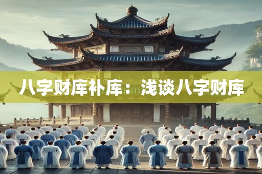 八字财库补库：浅谈八字财库