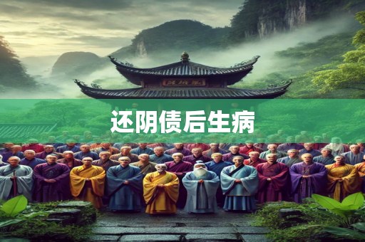 还阴债后生病