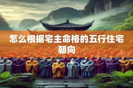 怎么根据宅主命格的五行住宅朝向