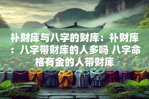 补财库与八字的财库：补财库：八字带财库的人多吗 八字命格有金的人带财库