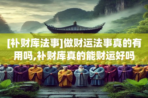 [补财库法事]做财运法事真的有用吗,补财库真的能财运好吗