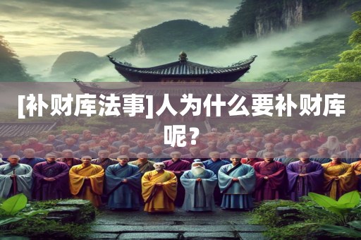 [补财库法事]人为什么要补财库呢？
