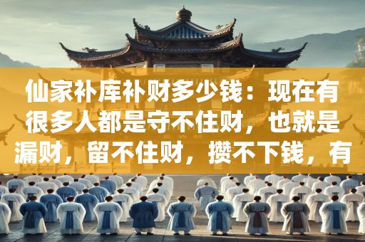 仙家补库补财多少钱：现在有很多人都是守不住财，也就是漏财，留不住财，攒不下钱，有