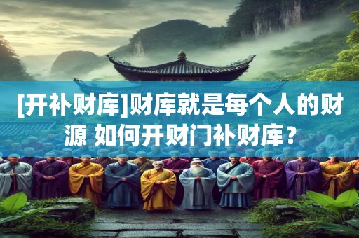 [开补财库]财库就是每个人的财源 如何开财门补财库？