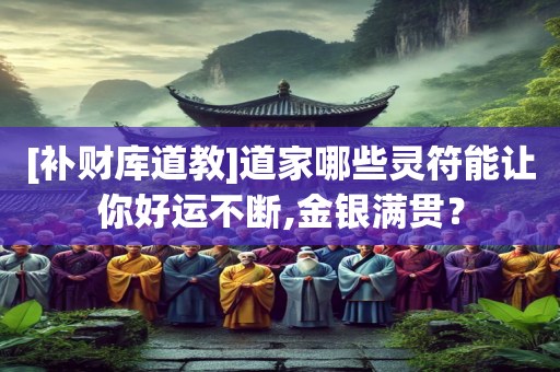[补财库道教]道家哪些灵符能让你好运不断,金银满贯？