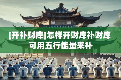 [开补财库]怎样开财库补财库 可用五行能量来补