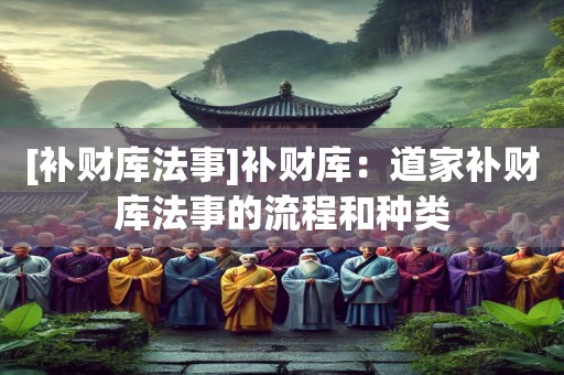 [补财库法事]补财库：道家补财库法事的流程和种类