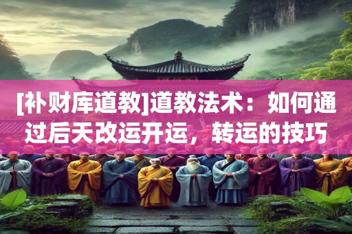[补财库道教]道教法术：如何通过后天改运开运，转运的技巧