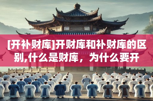 [开补财库]开财库和补财库的区别,什么是财库，为什么要开